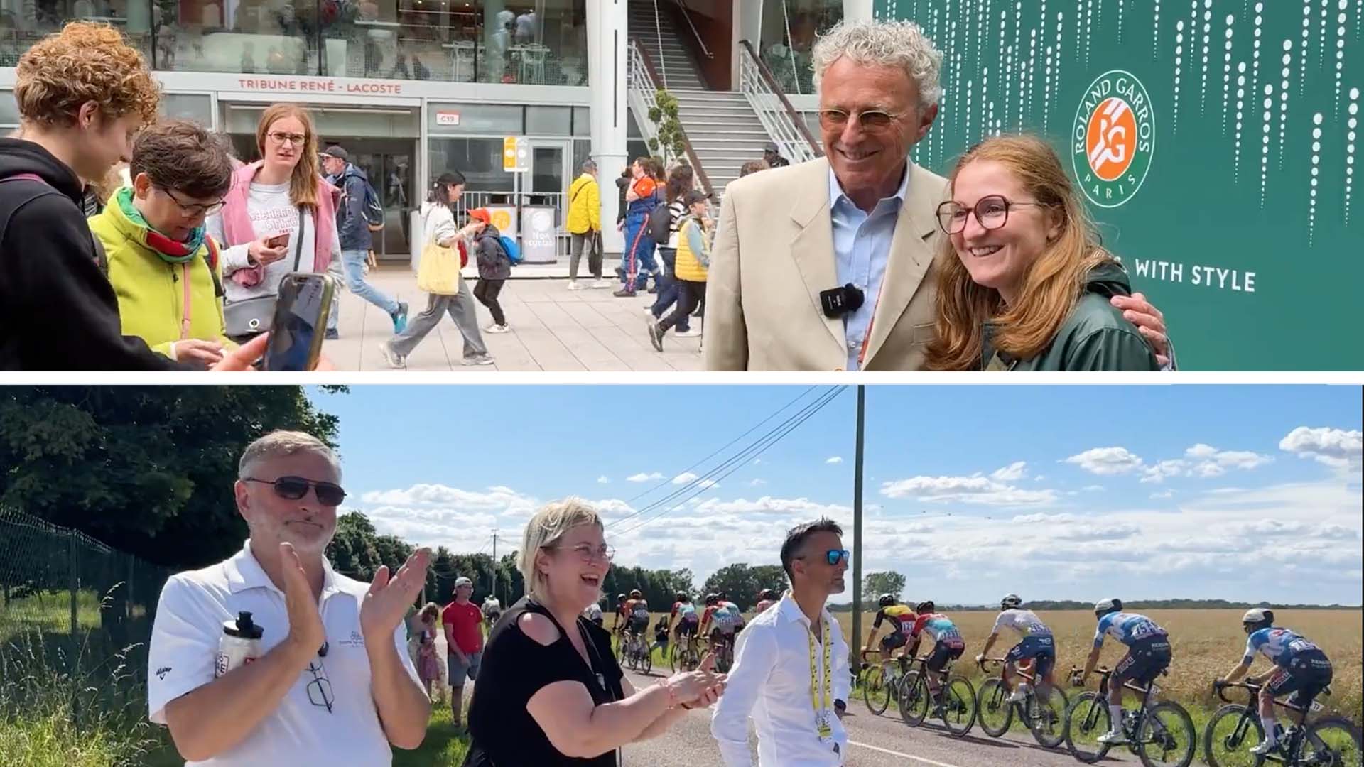 Revivez des moments de sport en XXL de la terre battue aux routes de France !  